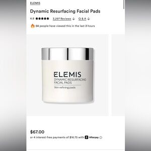 ELEMIS Dynamic Resurfacing Facial Pads - Silver and White